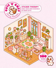 Cute 'n' Cozy Sticker Therapy Make Your Own Adorable Room Sets! Over 500 Stickers