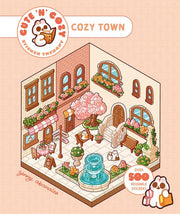 Cute 'n' Cozy Sticker Therapy: Cute 'n' Cozy Town: Over 500 Reusable Stickers!