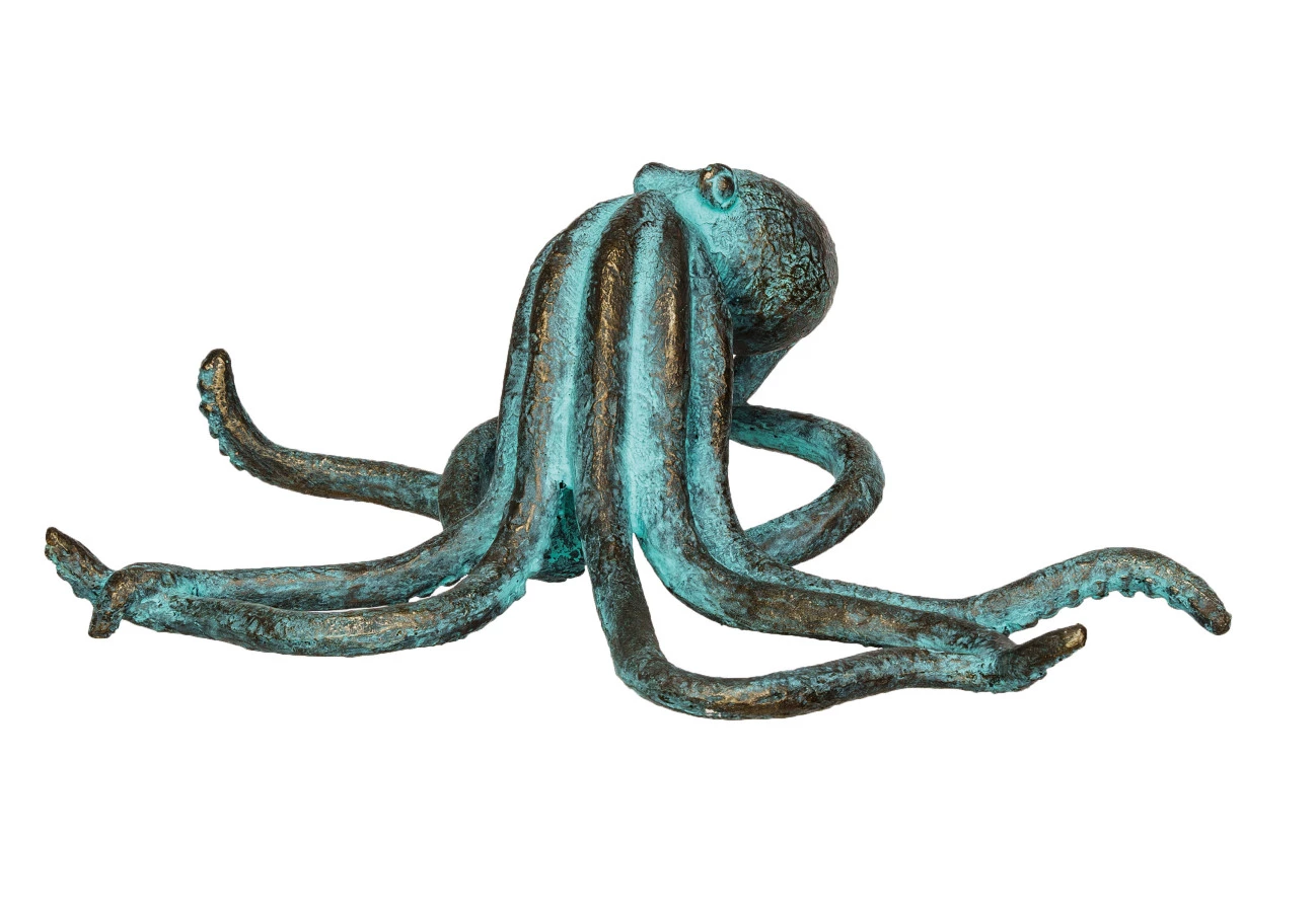 Decorative Resin Octopus 12.5" Long by Homeportonline