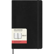 Moleskine Classic 18 Month 2026-2027 Daily Planner, Soft Cover, Large (5 x 8.25), Black, 608 pages