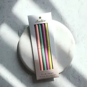 Slim Pens Set of Four | Pastel Brights