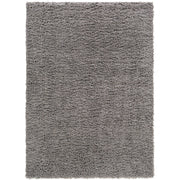 California Shag 5'3" X 7'3" Rug Charcoal by Homeportonline