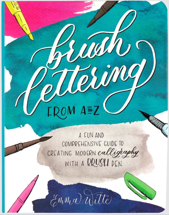 Art Center Artist's Book Brush Lettering From A To Z by Homeportonline