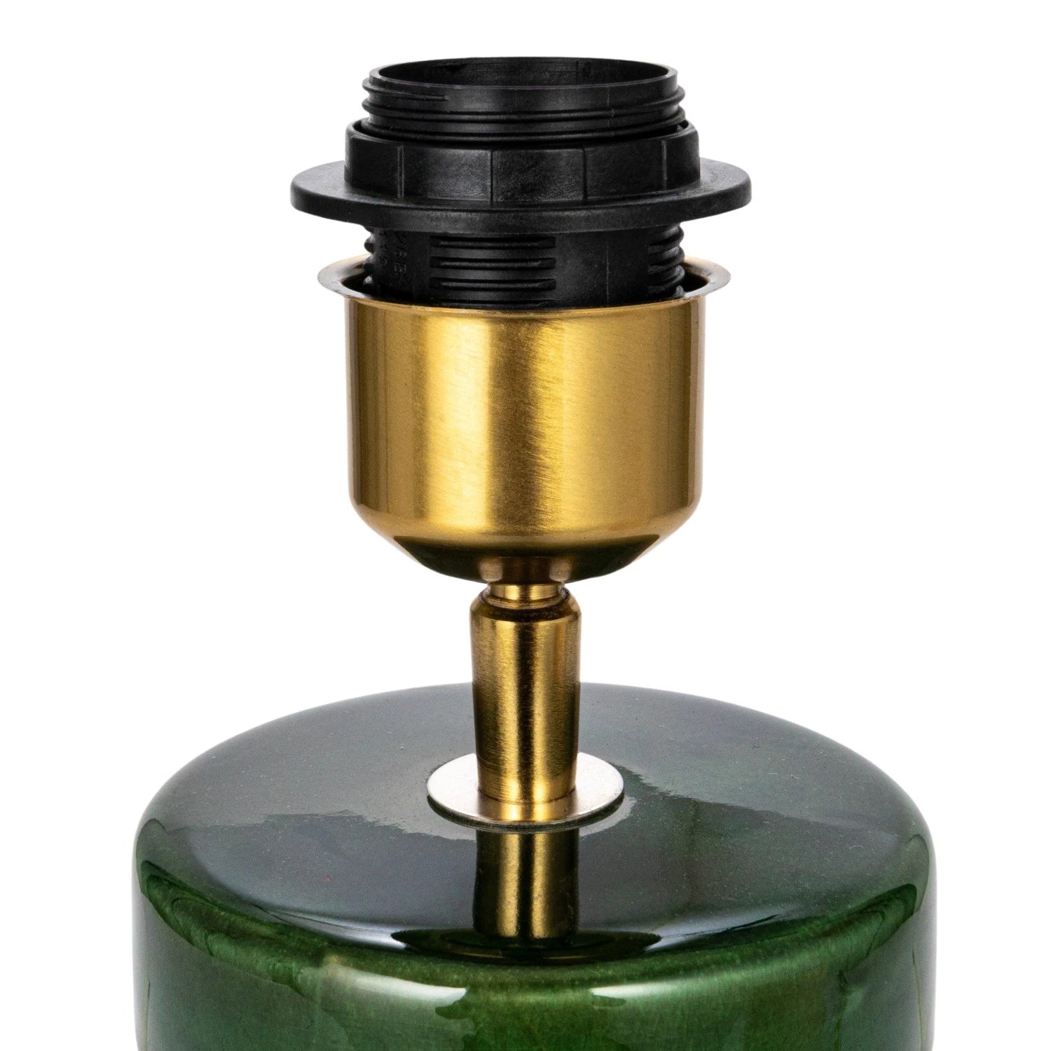 Lamp Tabletop Ceramic Forest Green 23"h by Homeportonline