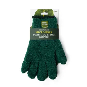 Seed N Sprout Nice Touch Microfiber Plant Dusting Gloves