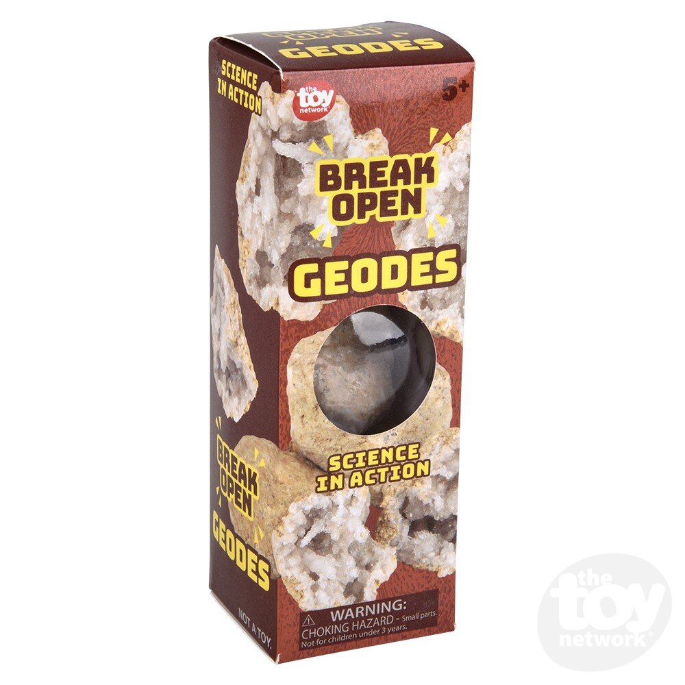Geodes Break Open Set of 3 Boxed by Homeportonline