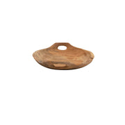 Teak Wood Bowls with Handles - Medium 11 & 3/4in by Homeportonline