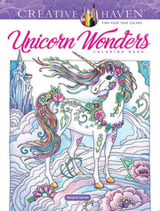 Creative Haven Unicorn Wonders Coloring Book