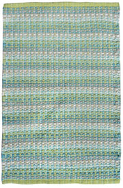York Rag Rug Cotton Sea Breeze 2' x 3' by Homeportonline