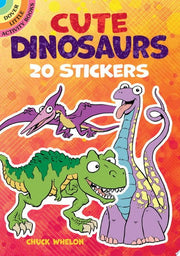 Cute Dinosaurs Stickers: 20 Stickers