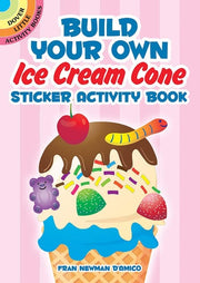 Build Your Own Ice Cream Cone Sticker Activity Boo