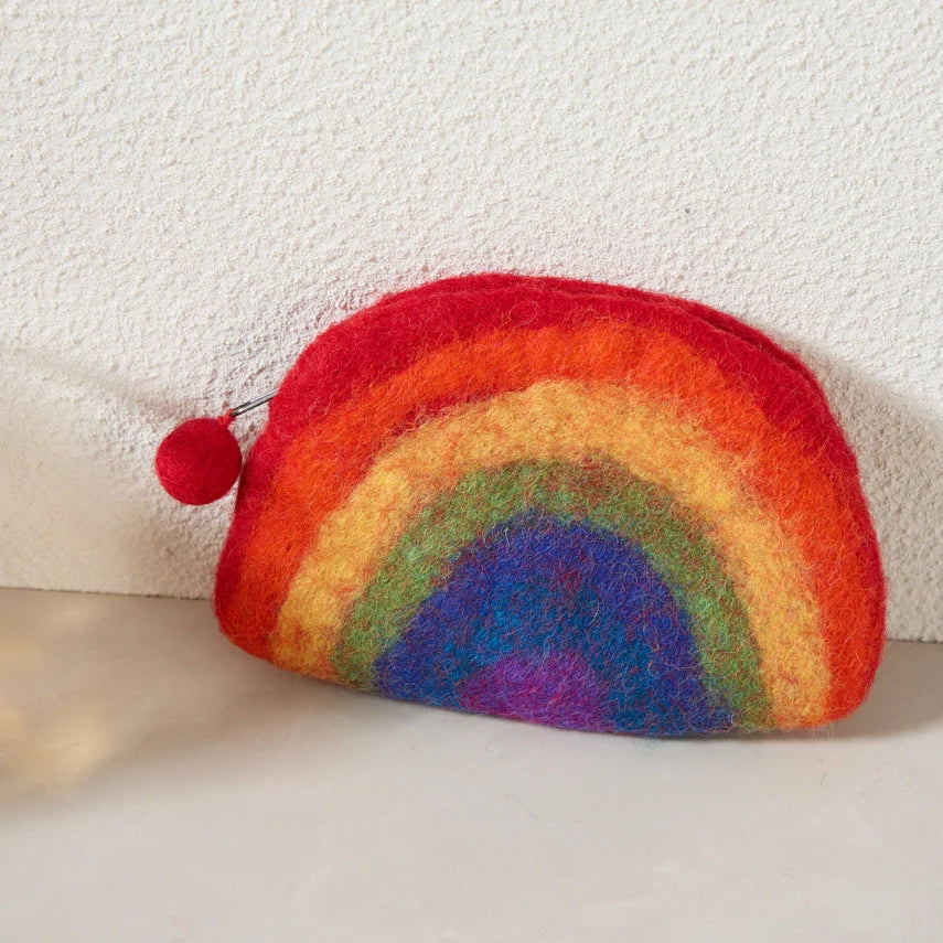 Handmade Wool Felt Pouch
