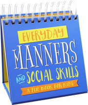 Flip Book Everyday Manners and Social Skills For Kids by Homeportonline