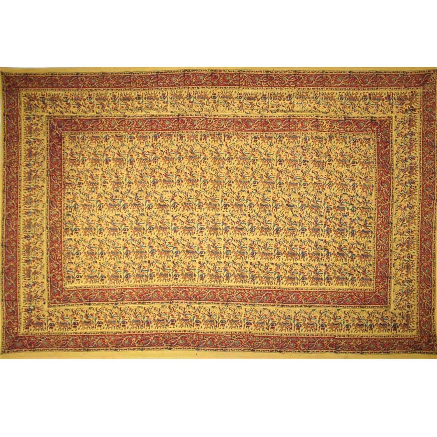 Tapestry Twin Size Overdyed Jungle Yellow by Homeportonline