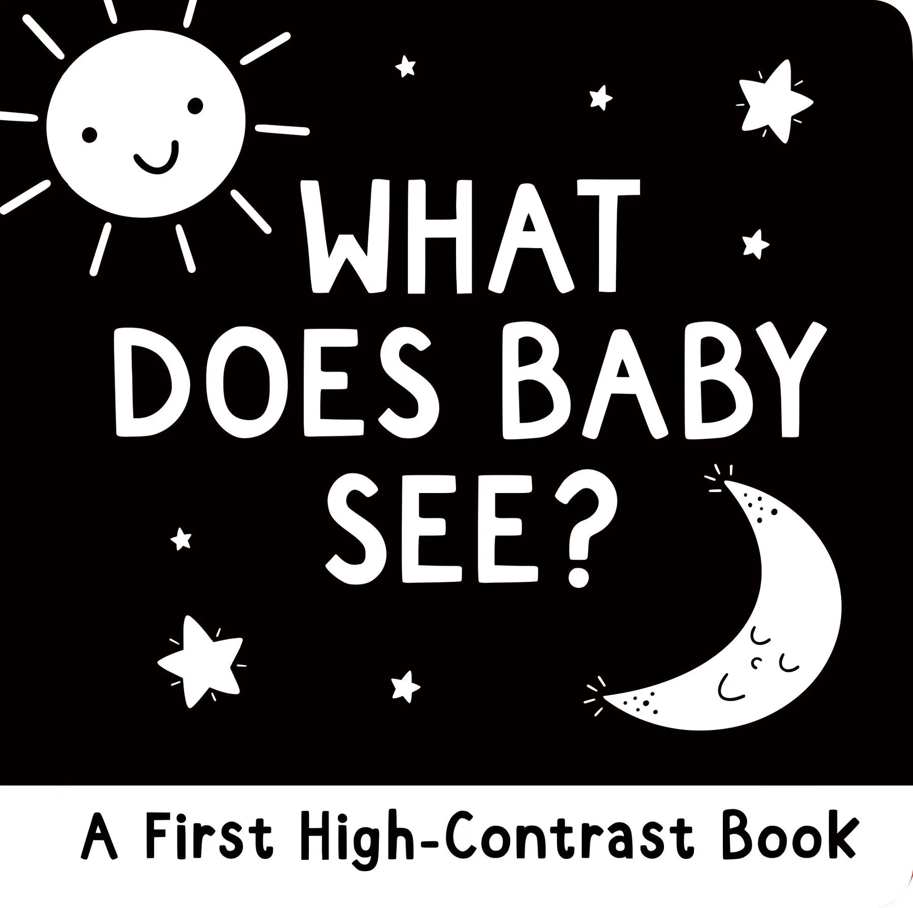 First Board Book High Contrast What Does Baby See? by Homeportonline
