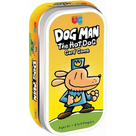 University Games | Dog Man Hot Dog Card Game in a Tin   The Fast and Frenzied Collection Game for Kids Featuring Art from the Dog Man Books by Dav Pilkey  for Players Ages 6 and Up
