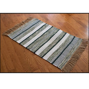 Rug Striped Jutex Forest Green 4'x6 by Homeportonline