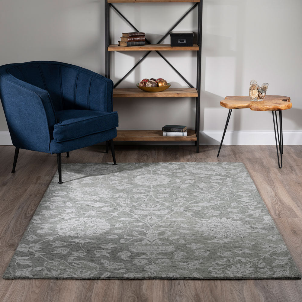Korba Rug Ash 5' X 7'6" by Homeportonline