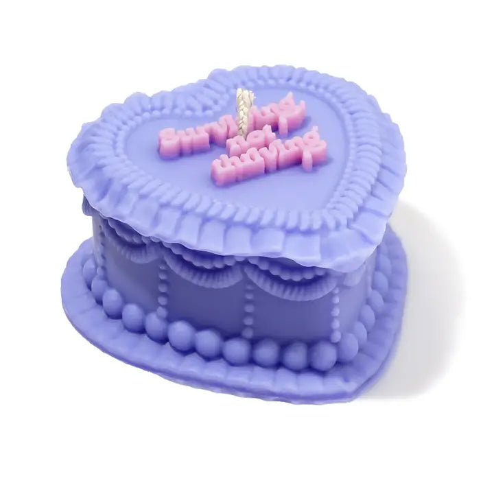 Sale!Surviving, Not Thriving Heart Candle