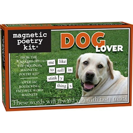Magnetic Poetry - Dog Lover Kit - Words for Refrigerator - Write Poems and Letters on the Fridge - Made in the USA