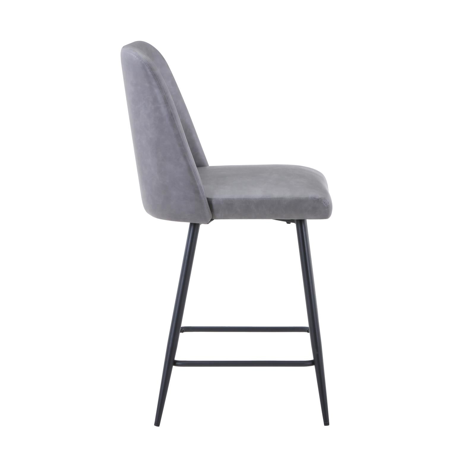Maddox Counter Stool Grey by Homeportonline