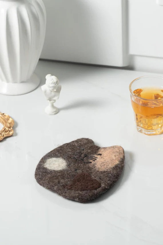 Handcrafted Wool Felt Fruits Coasters