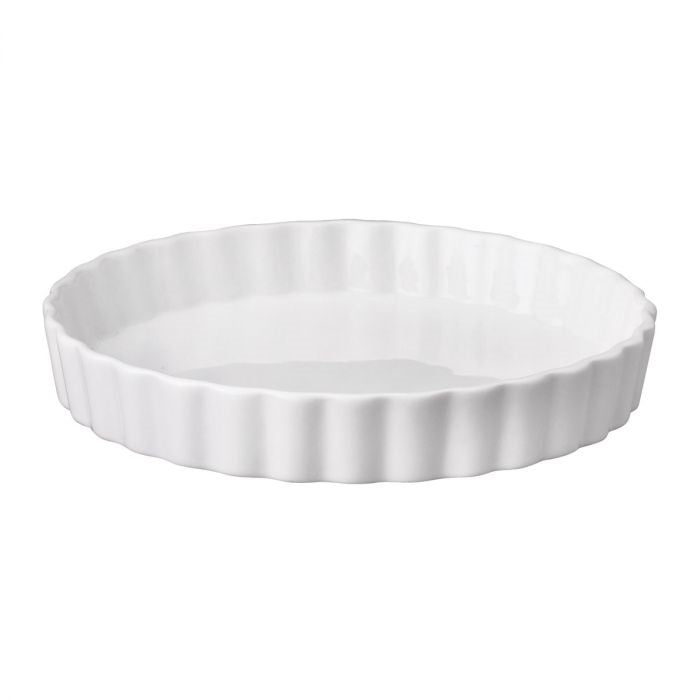 8" Porcelain Quiche pan by Kiss the Cook
