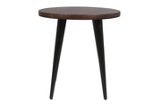 Prelude End Table Round Walnut by Homeportonline