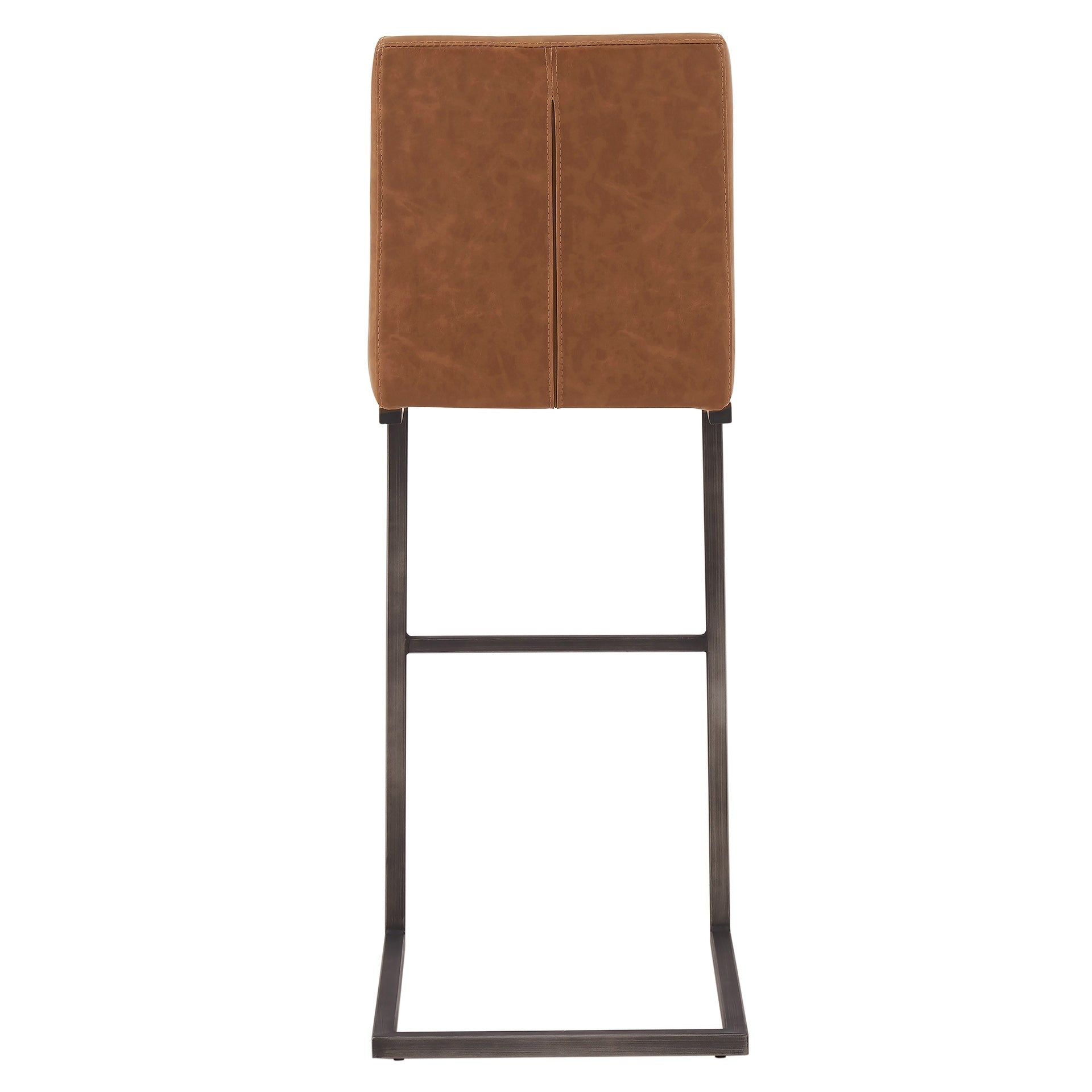 Ronan Polyurethane Bar Stool Antique Cigar Brown by Homeportonline