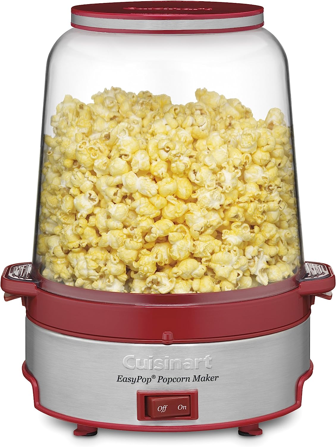 Electric Popcorn Maker - 16 Cup Red by Homeportonline
