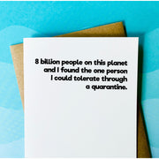 8 Billion People - Greeting Card by Wild Lark