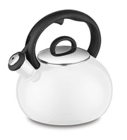 Teakettle - Enamel White 2 Qt by Homeportonline