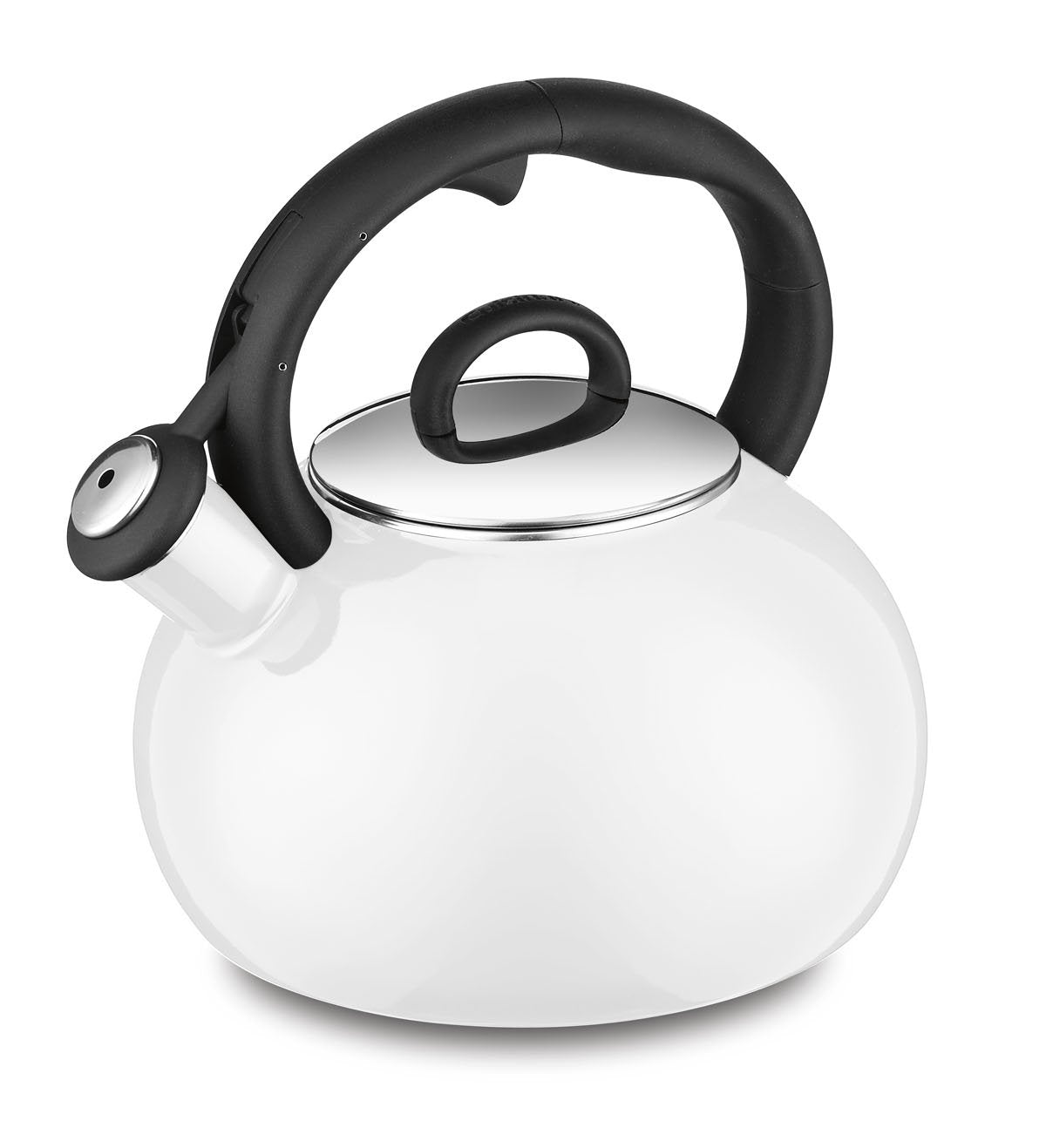 Teakettle - Enamel White 2 Qt by Homeportonline