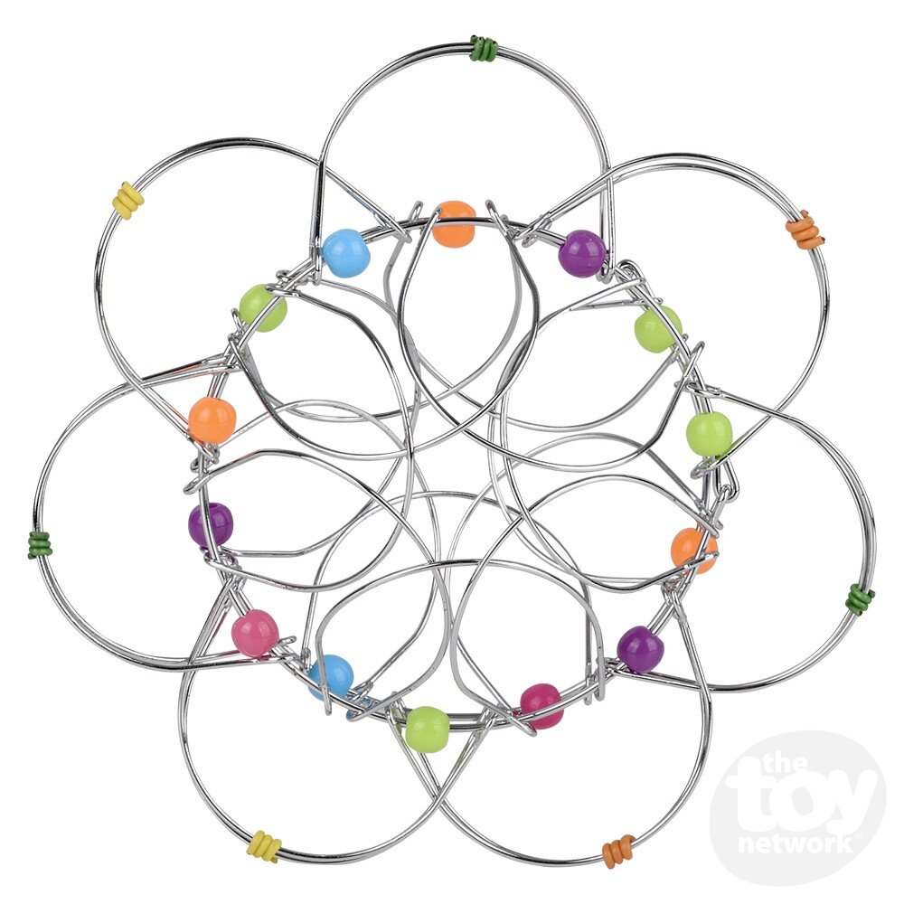 Puzzle Mandala Fidget Wire Toy & Meditative Aid 4" by Homeportonline