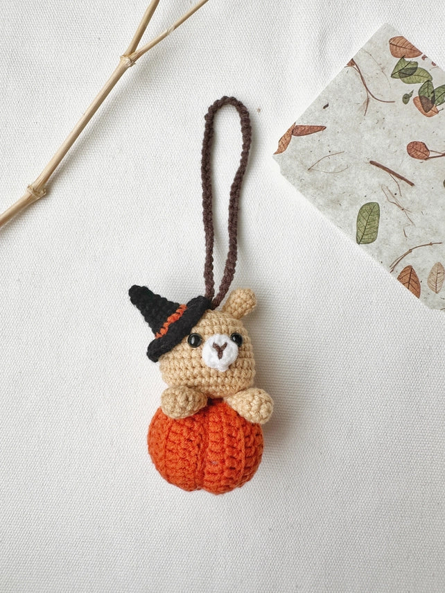 Halloween Crochet Car Hanger & Keychain