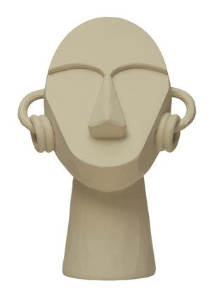 Decor Bust ( Head ) Sculpture Resin White by Homeportonline