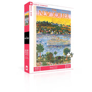 New York Puzzle Company Sunset Cruise 1000 Piece Jigsaw Puzzle