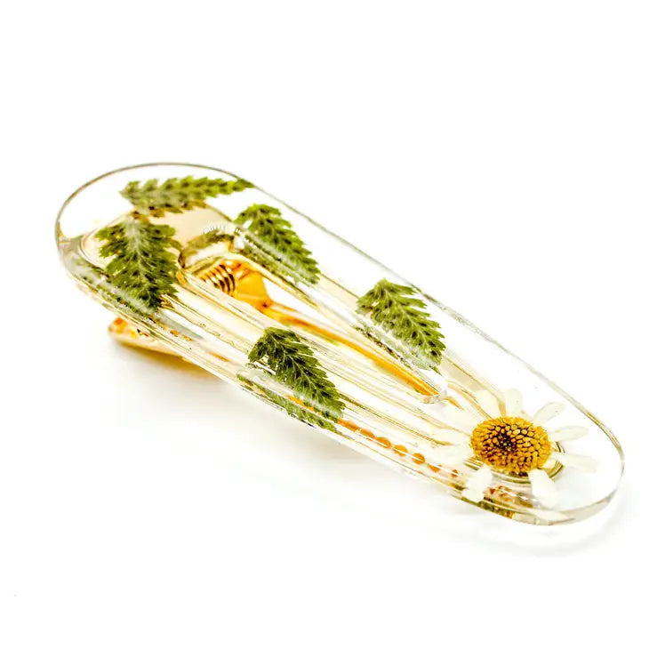 Pressed Flower Hair Clip