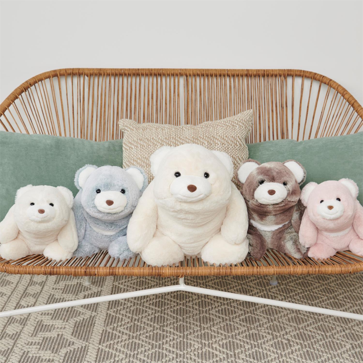 Plush Snuffles Bear Two Tone Ice Blue 13" by Homeportonline