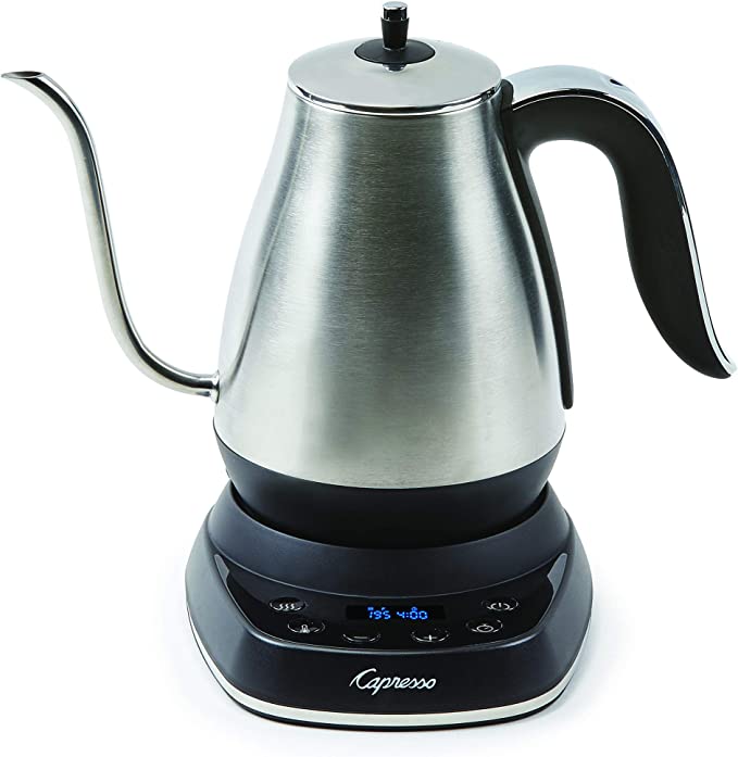 Pour-Over Electric Kettle Gooseneck Spout with Temperature Control by Homeportonline