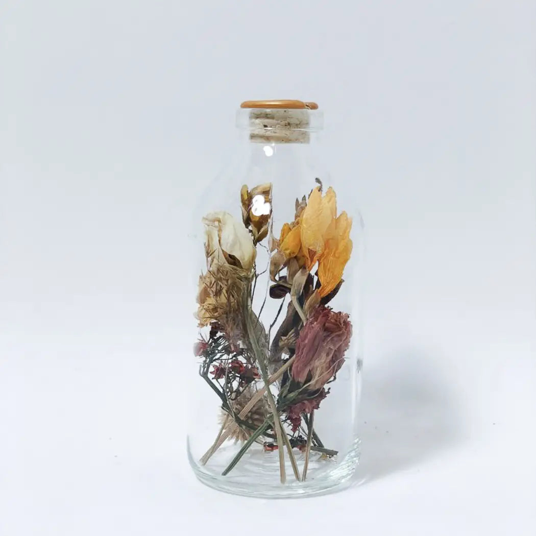 Dried Florals in Glass