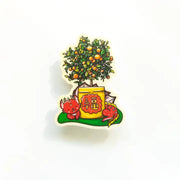 Chinese New Year Calamondin Plant 3" Vinyl Sticker