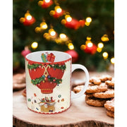 New York Puzzle Company Christmas Greetings Mug 15oz Mug