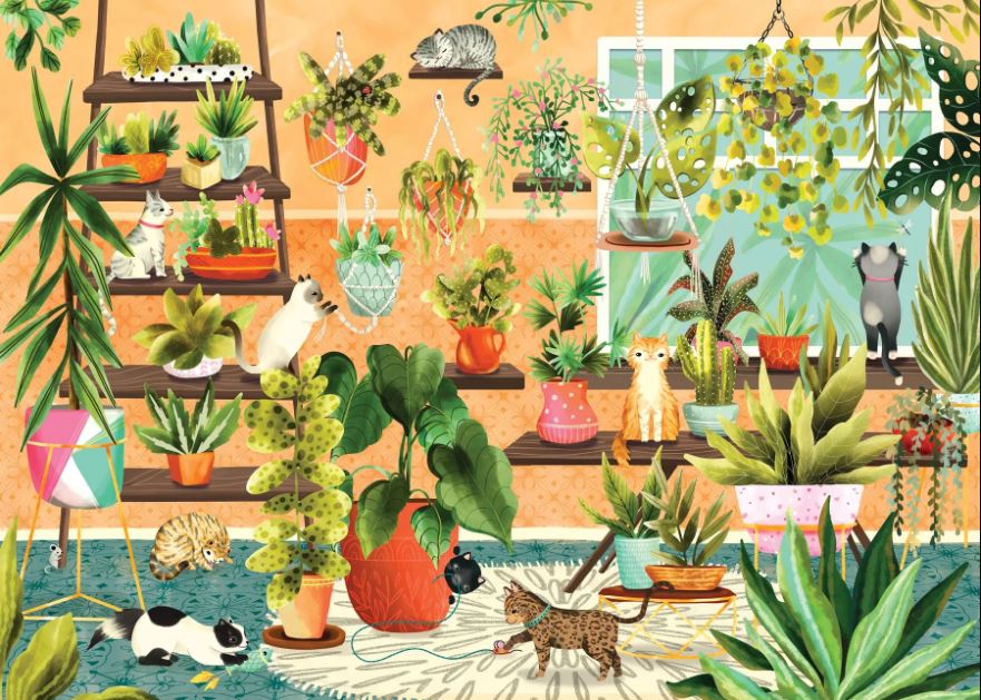 Puzzle 1000 Piece House of Cats by Homeportonline