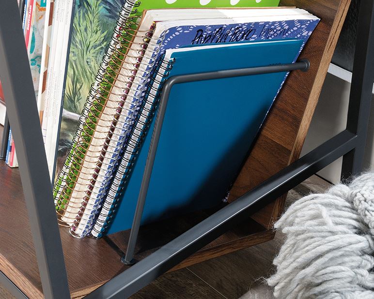 Nova Loft Storage Three Shelf Grand Walnut Finish by Homeportonline