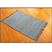 Rag Rug Cotton Slate 3'x5 by Homeportonline