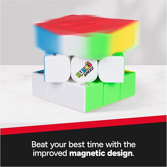 Rubik's Magnetic Speed Cube 3x3 by Homeportonline