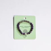 Peace + Abundance Crystal Bead Bracelet