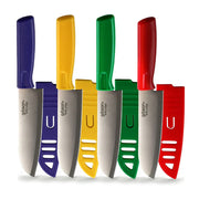 Grantville Colorsplash Santoku Knives with Sheathes (Sold Individually) by Homeportonline