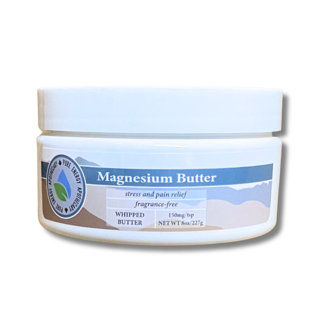 Pure Energy Apothecary - Magnesium Whipped Butter (Pure & Natural, Unscented) by SidePony Boutique
